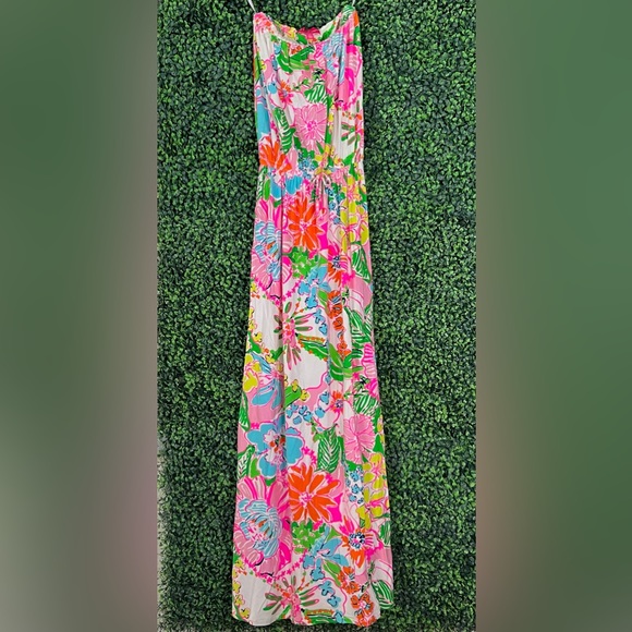 Lilly Pulitzer for Target Nosey Posey Strapless Maxi Dress - Picture 4 of 5